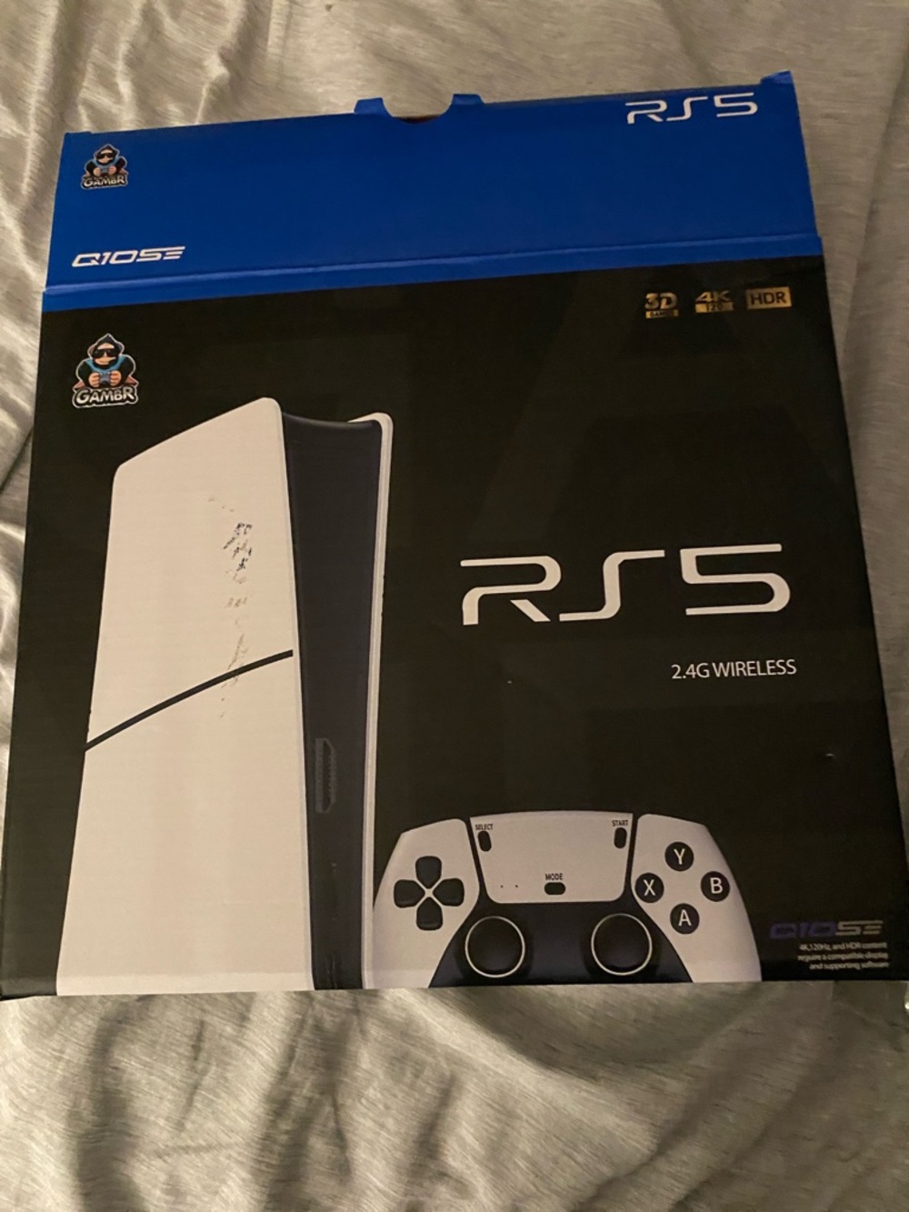 RS5 2.4G Wireless Gaming Console Bundle - White